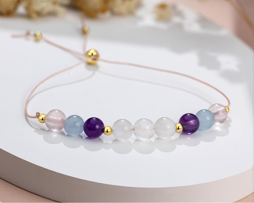 Follow Your Moonstone Bracelets, New Beginnings Graduation College Gift, Inspirational Gifts for Women, High School Graduate Gift for Best Friend or Daughter