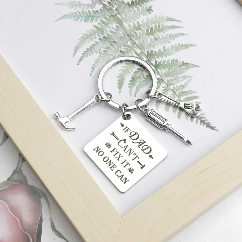 Dad Gifts Father's Day Father Day Christmas Valentines Birthday Thank You Gifts from Daughter Wife Son Kids Romantic Presents Fathers Day Keychain Gift Ideas