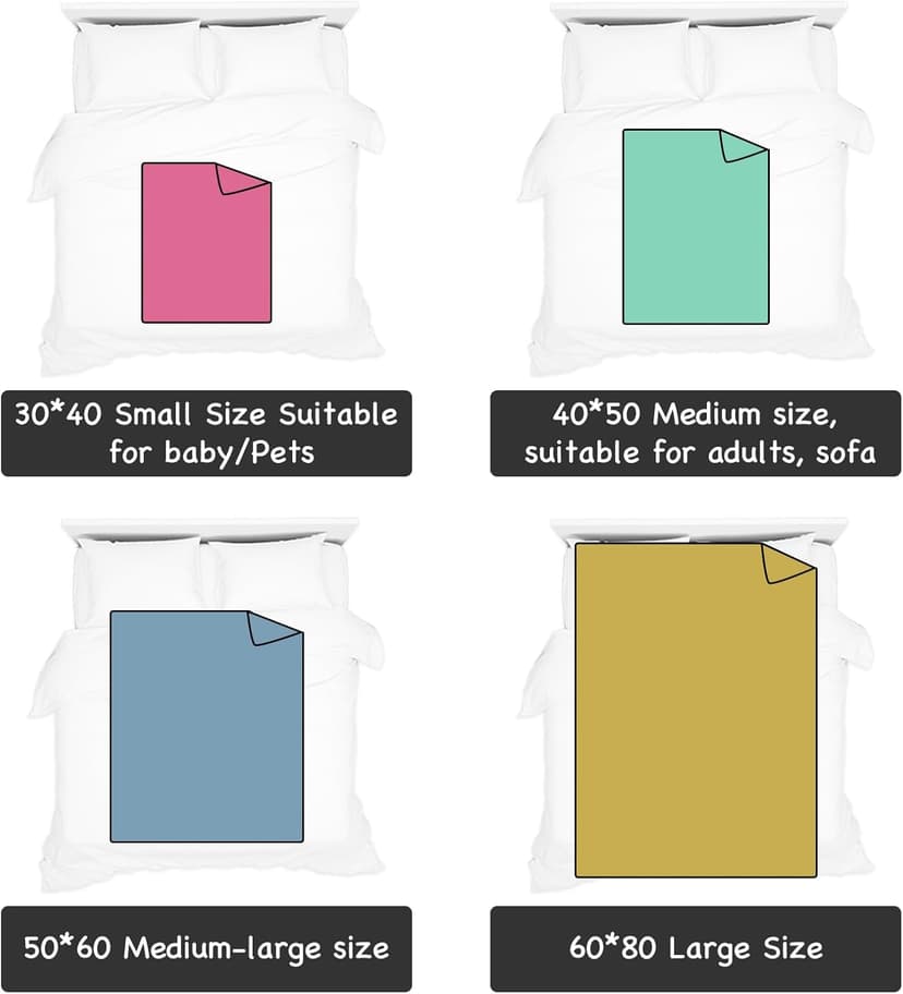 Custom Blanket with Picture Text, Personalized Blanket with Pthotos, Customized Birthday Blanket for Women Christmas Day Gifts Adult Dad Mom Husband Boyfriend Wife