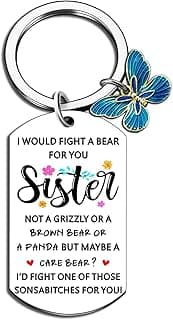 Funny Sister Birthday Gift Ideas From Brother Cute Keychain