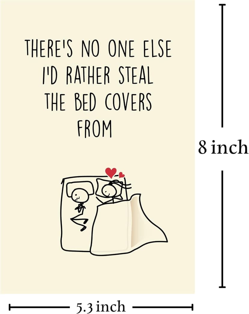 Cheerin Funny Anniversary Card with Envelope - Hilarious Greeting Card for Couples - Birthday Gift for Husband or Boyfriend from Wife or Girlfriend