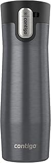Contigo AUTOSEAL West Loop Vacuum-Insulated Stainless Steel Travel Mug with Easy-Clean Lid 20 oz Sake
