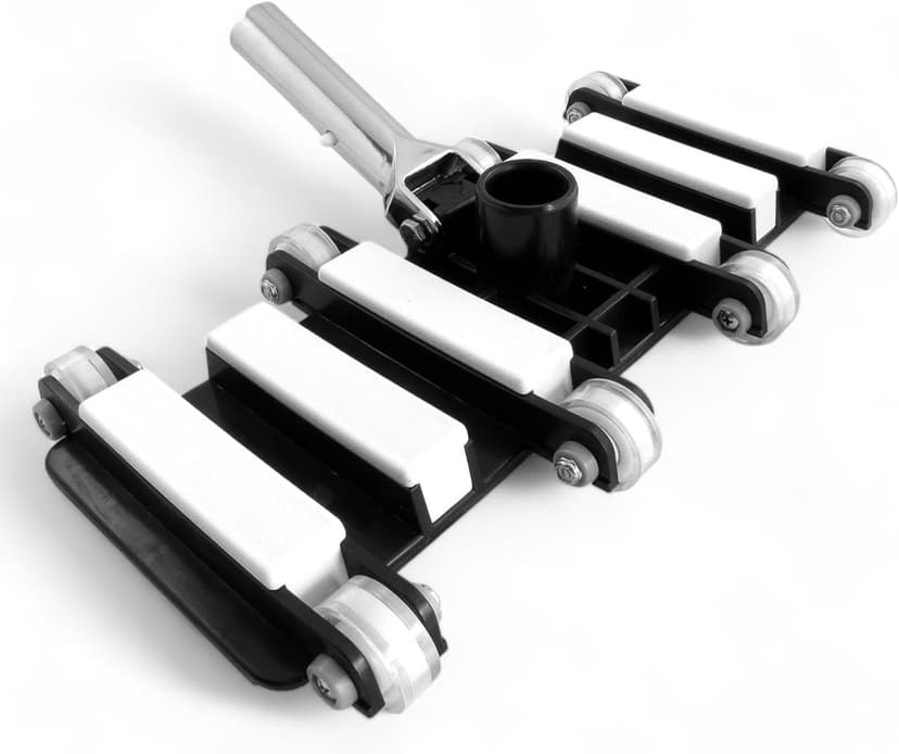 FibroPool Professional-Grade Flexible Pool Vacuum Head - Extra-Wide, Weighted Design for Effortless, Deep Cleaning on All Surfaces - Compatible with Standard Swimming Pool Poles & Hoses