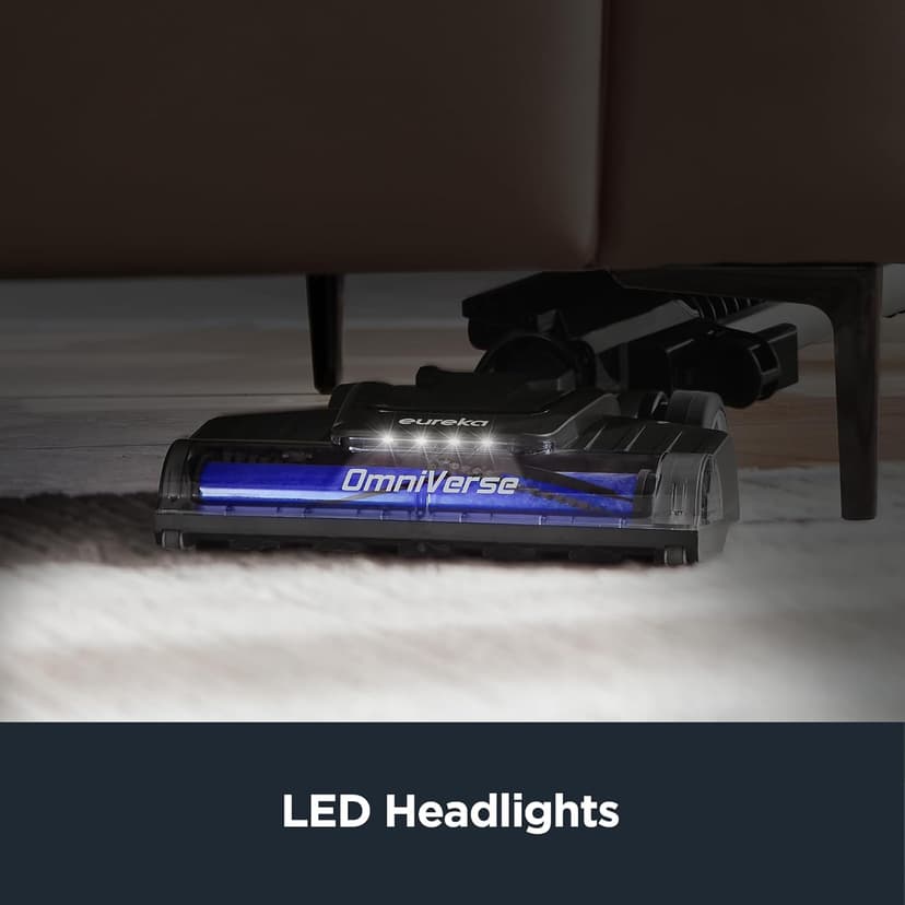 Eureka Pet Upright Vacuum Cleaner for Carpet and Hard Floor, Powerful Bagless Vacuum Cleaner for Home with HEPA Filter and Pet Tool, OmniVerse NEU801BL with QuickShift Technology, Blue