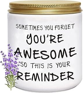 BFJLIFE Candles Gifts for Women Inspirational Unique Valentines Mothers Day Christmas Birthday Gifts for Her Sister Best Friend Wife Girlfriend Stocking Stuffers for Women Lavender Scented Candle