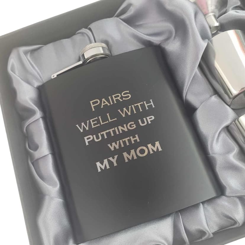 Step Dad Gifts, Step Dad Fathers Day, Bonus Dads Gifts, Stepdad Birthday Present, Presents for Step Father Christmas, Stepfather Present for Fathers Day, Hip Flask (My)