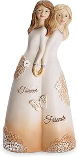 Pavilion Gift Company 19110 Forever Friends Figurine, 5-1/2", White, Rose