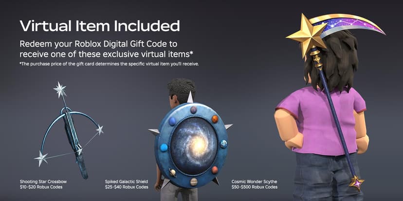 Roblox Digital Gift Card - 2,500 Robux [Includes Exclusive Virtual Item] [Digital Code]