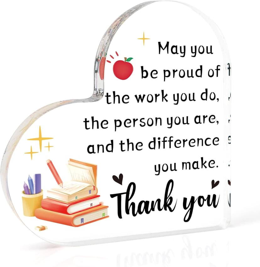 Teacher Gifts for Women,End of Year Teacher Gifts,Teacher Appreciation Gifts,Teacher Christmas Gifts,Thank You Teacher Valentines Gift,Teacher Gifts from Student Desk Home Office Decor