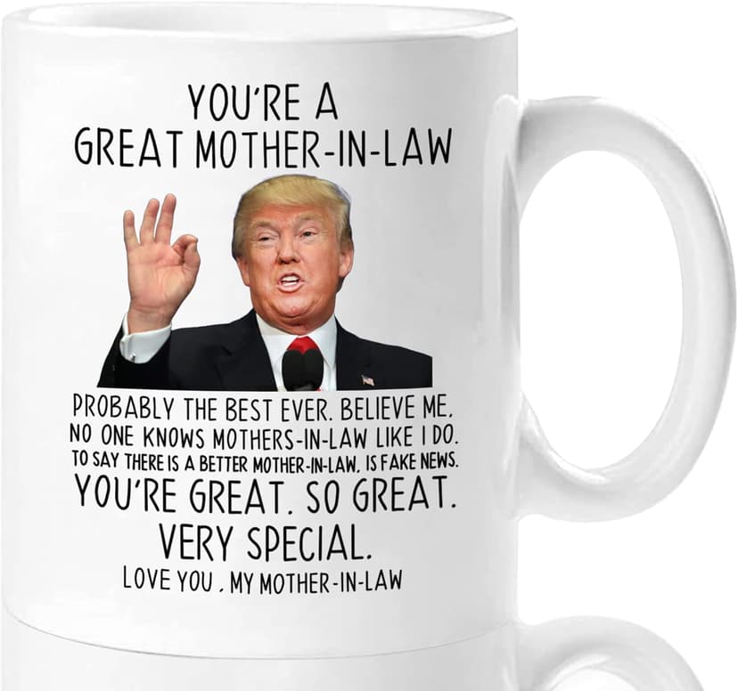 Aurahouse Funny Mother-in-law Mug - 11 Oz, Great Mother-in-law Gift for Birthday, Mother's Day, Christmas