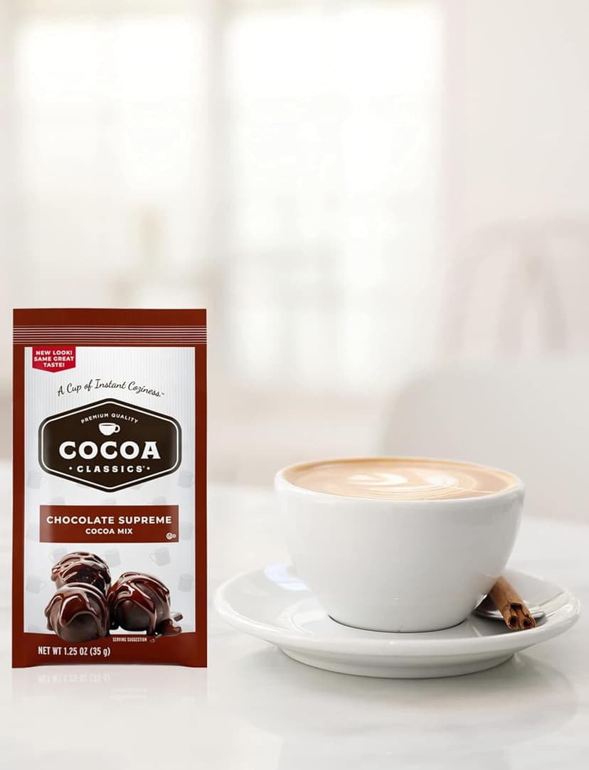 Hot Cocoa Mix Gift Set ? 30 Count, 7 Flavors | Cozy Hot Chocolate Sampler Box for Students, Coworkers, Teens, Family & Friends