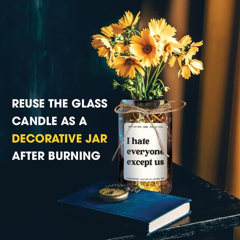 NewEleven Gifts for Women Friendship - Funny Gift for Friends Female - Unique Friendship Gifts for Women, Friend, Female, Bestie, BFF, Soul Sister, Work Bestie - Candle