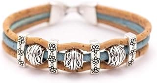 Handmade Cork Bracelet, Vegan Organic Eco Friendly Gift, from Portugal, Very Stylish, Waterproof, Durable, Lightweight
