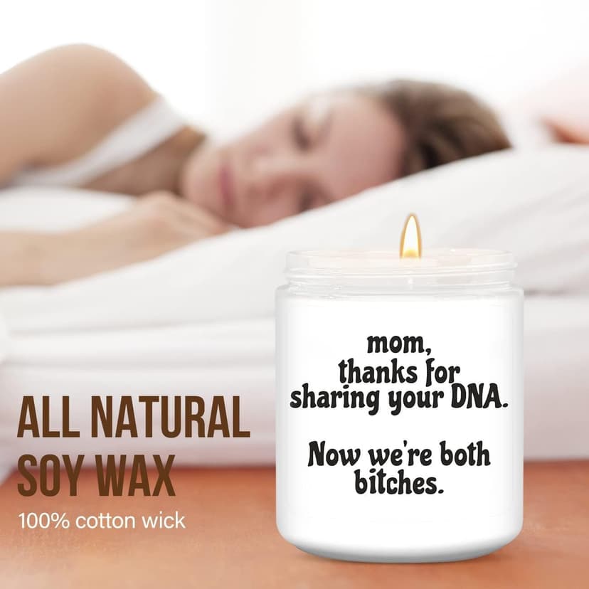 Funny Birthday Gifts for Mom,Mom Gifts from Daughter Son,Unique Mothers Day Thanksgiving Christmas Gift Lavender Scented Candles for Women