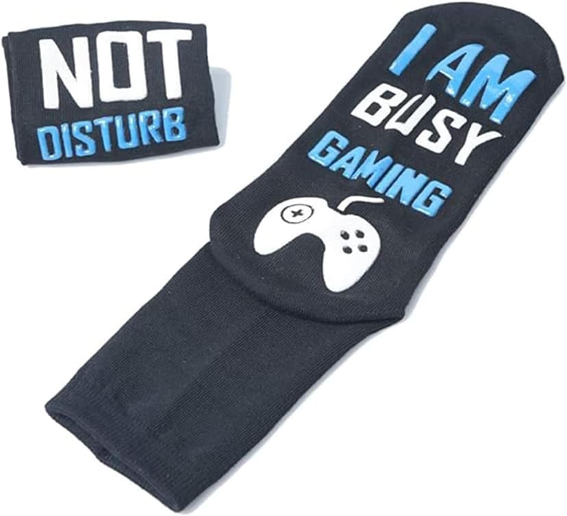 Stocking Stuffers For Men Teens-Christmas Essentials White Elephant Gifts Funny Christmas Stockings Gaming Socks