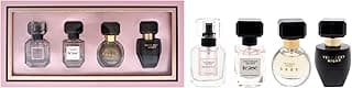 Victoria's Secret Fragrance Discovery Set for Women - 4 Pc Mini Gift Set with Bombshell, Tease, Bare, and Very Sexy Night EDP Sprays (0.25oz Each)