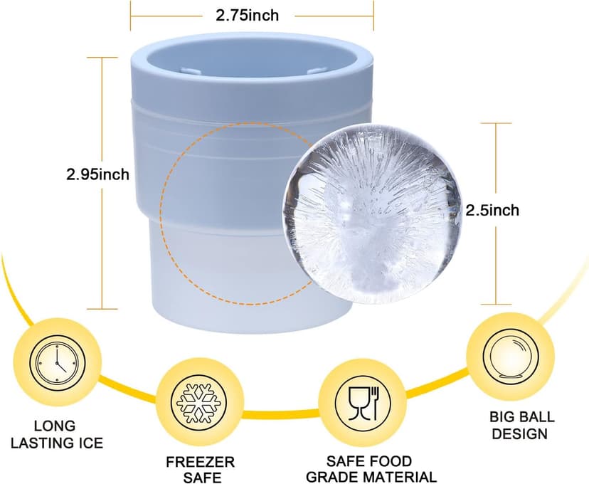 Daddy's Sippy Cup Whiskey Glass Set In Gift Box, Funny unique Gifts for New Dad, Father, Papa, Husband, Father's Day Gifts From Wife - 10 Oz Old Fashioned Glass & Ice Ball Mold & Coaster & Gift Card