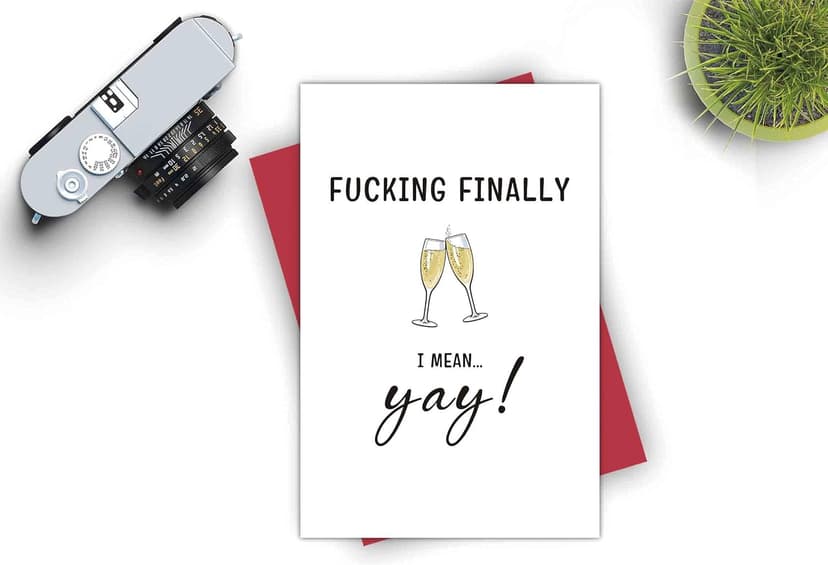 Marriage Card, Humorous Wedding Card, Congratulation Engagement Card