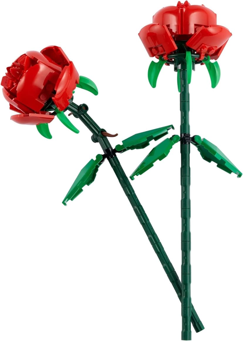 LEGO Roses - Building Toy for Kids, Girls & Boys, Ages 8+ - Artificial, Fake Roses for Home Decor & Display - Gift Idea for Plant & Flower Lovers - 40460