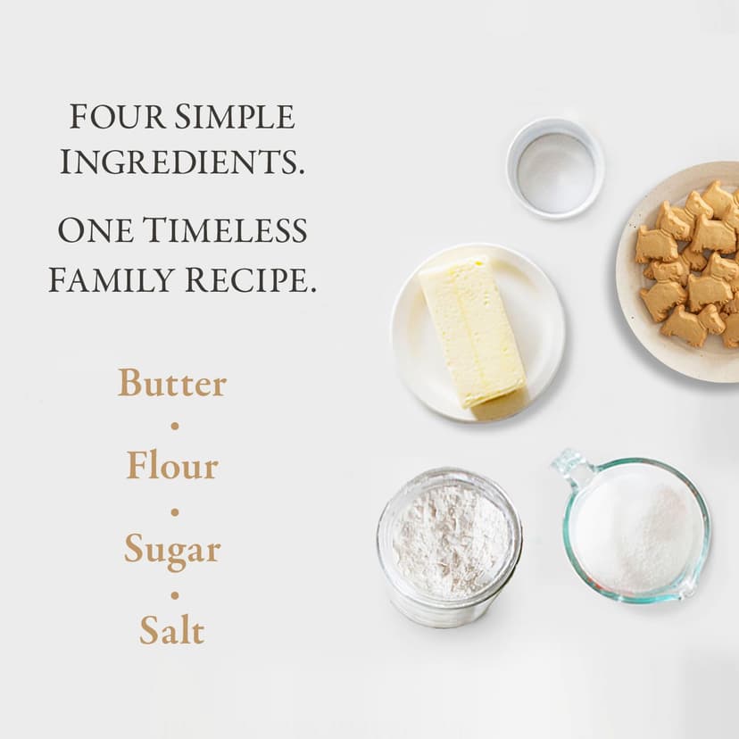 Walker’s All-Butter Mini Scottie Dog Shaped Shortbread - 51-Count Carton - Authentic Shortbread Cookies from Scotland