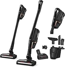 Miele Triflex HX2 Cat & Dog Cordless Stick Vacuum Cleaner, 60 min runtime, Obsidian Black / Rose Gold