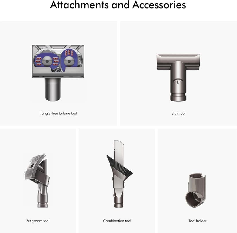 Dyson Ball Animal 3 Extra Upright Vacuum, Corded, 290AW, De-tangling Motorbar Cleaner Head for All Floors, 3 Suction Modes, Specialized pet Tools