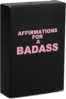 Badass Affirmation Cards - Daily Motivational and Inspirational Cards for Women
