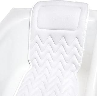Bath Haven Bath Pillow for Bathtub - Full Body Mat & Cushion Headrest for Women and Men, Luxury Pillows for Neck and Back in Shower Tub or Jacuzzi - Powerful Suction Cups - Spa Accessories (Classic)