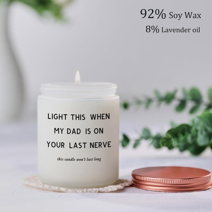 Gifts for Mom, Funny Mom Birthday Mother's Day Christmas Gifts from Daughters and Son, Unique Women Candles Gift for Stepmom