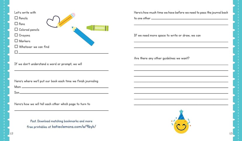 My First Mom and Son Journal: An activity book for boys and moms together