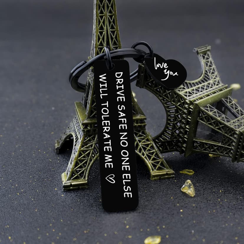 Mens Fathers Day Dad Gifts for Him Naughty Birthday Bf Gifts Anniversary Keychain for Men Sweetest Day for Him Husband Boy Friend Drive Safe Couples from Girlfriend Wife Gift Her Fiance Christmas