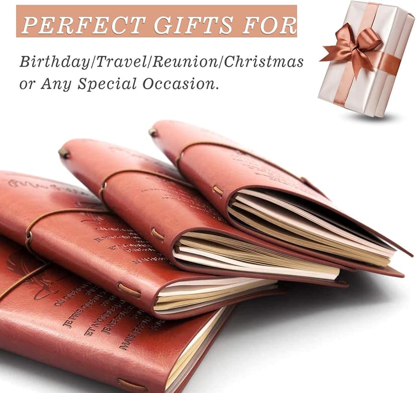 PRSTENLY Sisters Gifts from Sister Leather Journal, To My Sister Gifts 140 Page Refillable Notebooks, Graduation Mothers Day Valentines Day Christmas Gifts for Sister from Sister Brother