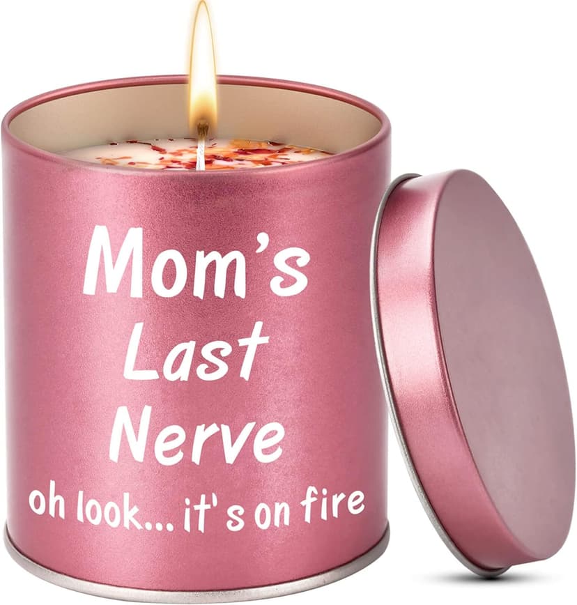 Birthday Gifts for Mom from Daughter Son Kids Mothers Day Gifts Stocking Stuffers Christmas Presents Great ldeas Funny Mom Gift,9oz Scented Candles