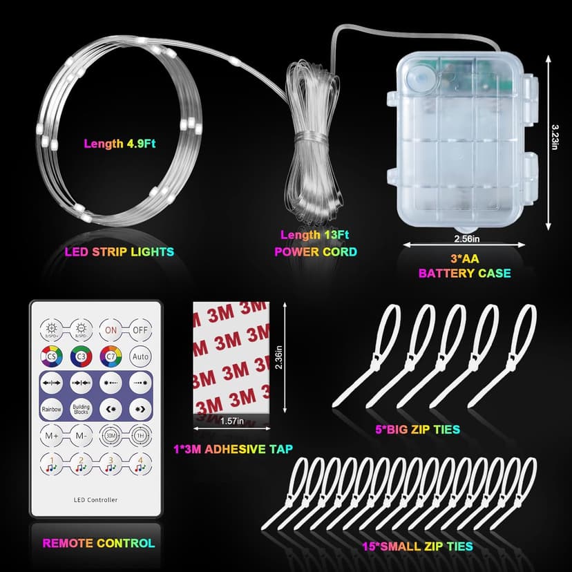 LED Basketball Hoop Lights, Remote Contral Basketball Goal Accessories Light Up Hoop Rim, 16 Color Change, Waterproof, Basketball Gift for Youth Boys Girls Men Kids