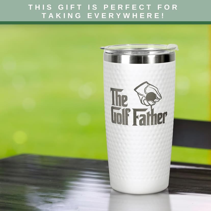 Golf Gifts for Dad - Fathers Day Golf Gifts for Men, Dad, Husband - Funny Golfer Gift - Golfer Ideas for Men, Golfers - Fathers Day Gift - 20 Oz Stainless Steel Tumbler