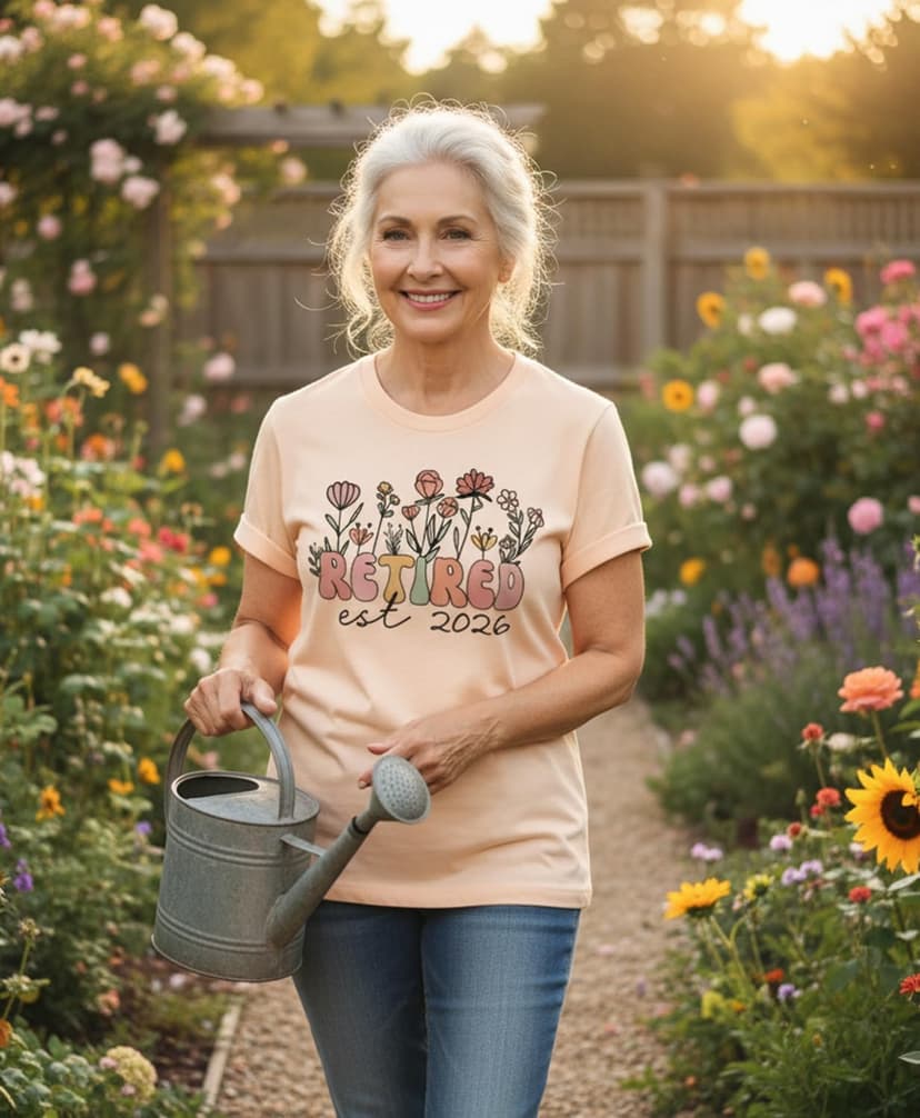 2026 Retirement Shirts Gift for Women Retired Gifts for Wife, Mom, Coworker, Boss Ideas Tops Tees