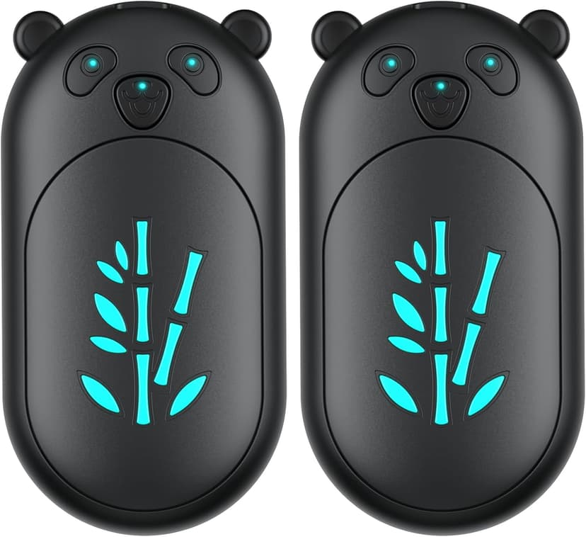 Hand Warmers Rechargeable 2 Pack, 6000mAh Electric Hand Warmer Reusable, 20Hrs Long Heating, Portable Pocket Heater Handwarmer for Women Men, Outdoor Camping, Hunting Gear