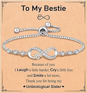 UNGENT THEM Infinity Love Heart Bracelets for Women Her Happy Birthday Valentines Christmas Presents