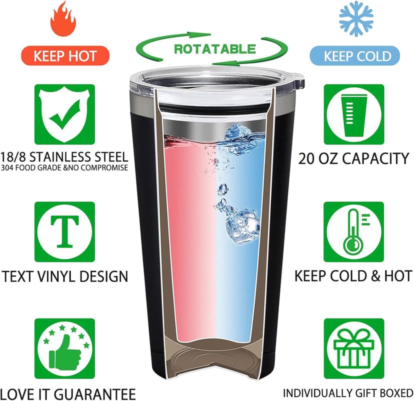 Grifarny Golf Gifts for Men - Fathers Day Golf Gifts for Dad, Grandpa, Papa, Husband, Golfers, Golfing Lovers - The Golfs Father Tumbler Mug 20oz