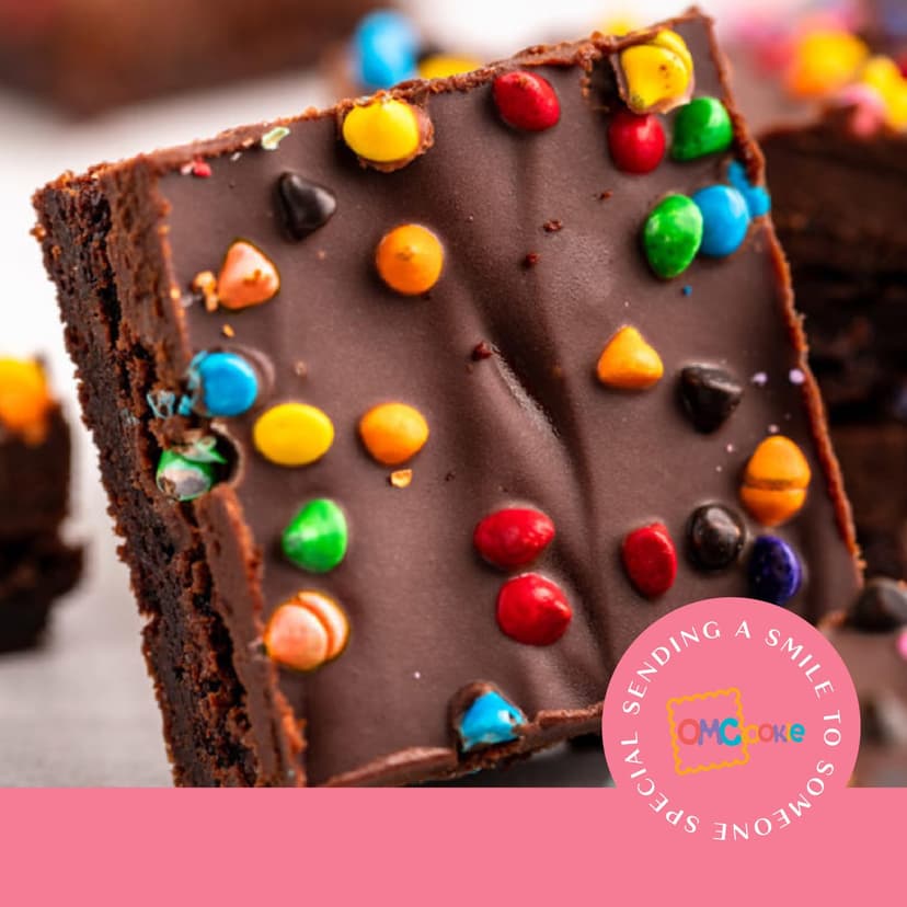 Sending Hugs Gift Basket Care Package Chocolate Brownies Food Gift For Women | Nut Free Dairy Free | Sending Love