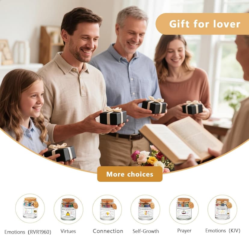 Bible Verse Jar,Scripture Prayer Cards Holy Read Me When Bible Verses Jar,Church Graduation Baptisms Confirmation Christian Gifts for Women Men Teen,Inspirational Birthday Gifts for Women Mom Friends