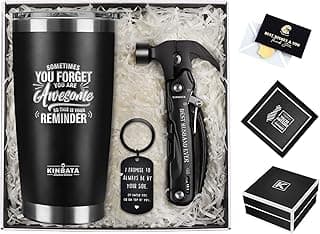 Gifts for Husband from Wife-Best Anniversary Basket Gifts for Men who has everything Fathers Day Funny Birthday Gift Ideas for Him Christmas Unique Romantic Presents Sets, All in One Hammer Multitool
