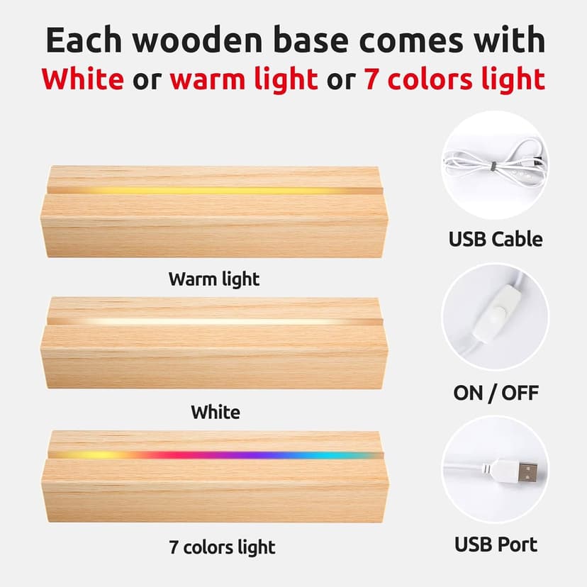 Personalized Gifts for Dad from Daughter Son, Custom Picture Frames with Photos, Customized Photo Frame with Night Light, Personalized Dad Gifts for Birthday Fathers Day Christmas