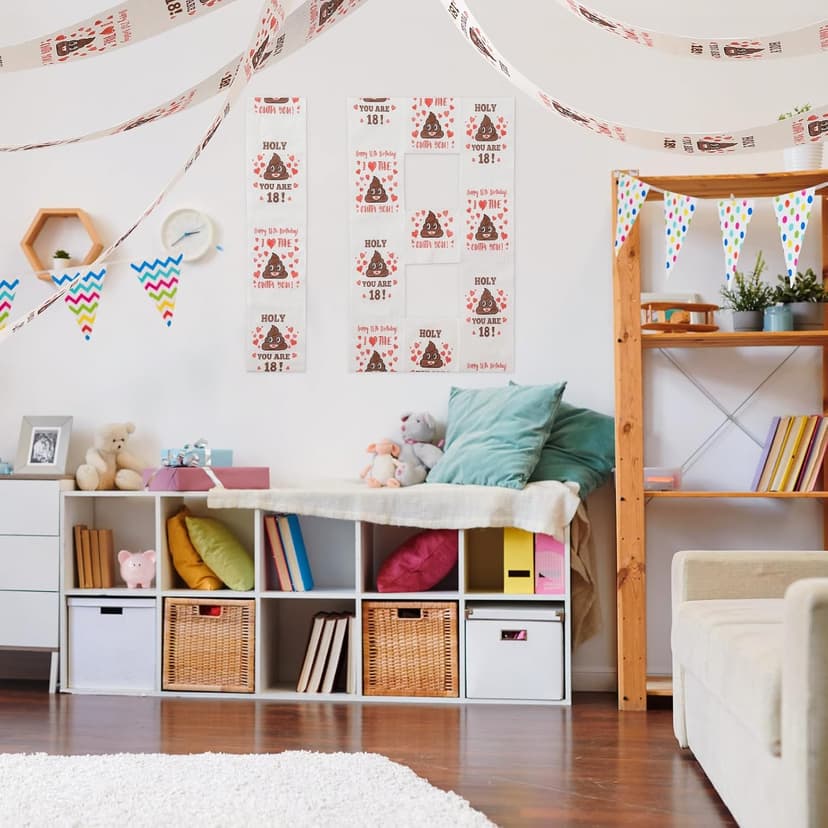 18th Birthday Gifts for Boys or Girls - Happy Prank Toilet Paper - 18th Birthday Decorations, Party Supplies Favors - Novelty Bday Present for Him, Her, Friends - 18 Years Old Funny Gag Gift for Guys