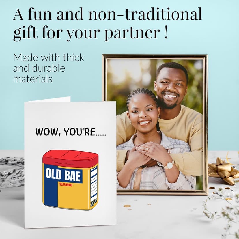 Funny Birthday Card for Men or Women - for Boyfriend, Girlfriend, bf, gf, Husband, Wife, Sister, Brother, etc | for him or her - Gag joke gift | 21st 25th 30th 40th 50th 60th 65th 70th