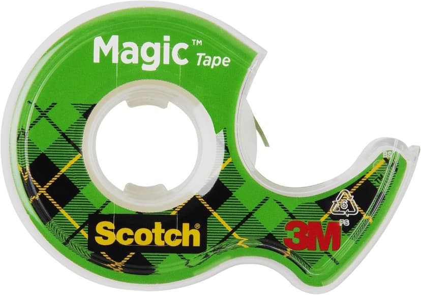 Scotch Magic Tape, Invisible, Home Office Supplies and Back to School Supplies for College and Classrooms, 6 Rolls with Dispensers