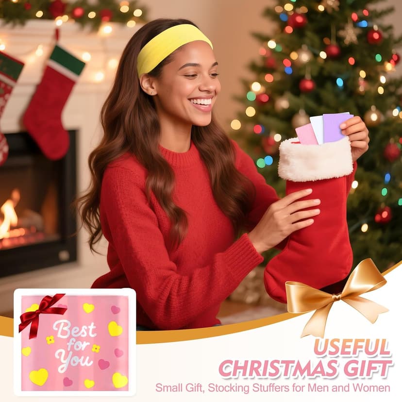 8 Pcs Headbands for Women Girls: Stocking Stuffers Gift for Her Fashion Neon Hair Accessories Head Bands for Women Stretchy Soft hairband Valentines Day Gf Christmas Gifts Easter Basket Stuffers