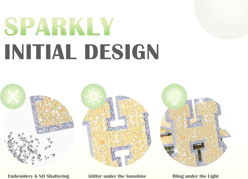 COSHAYSOO Green Belt Bag Crossbody Initial Fanny Pack Preppy Trendy Stuff for Teen Flower Girls 5 6 7 8 9 10 Year Old Personalized Cute Wedding Party Bridesmaid Birthday Easter Gift Letter M