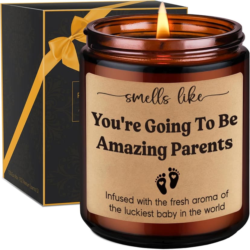GSPY Candles, New Parents Gifts for Couples, Mom to be, New Dad - Christmas, Pregnancy, Congratulations 1st Baby, Gender Reveal Gifts for Parents to be, First Time Dad, Expecting Mom, Pregnant Mommy