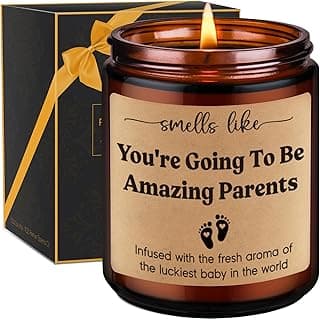 GSPY Candles, New Parents Gifts for Couples, Mom to be, New Dad - Christmas, Pregnancy, Congratulations 1st Baby, Gender Reveal Gifts for Parents to be, First Time Dad, Expecting Mom, Pregnant Mommy